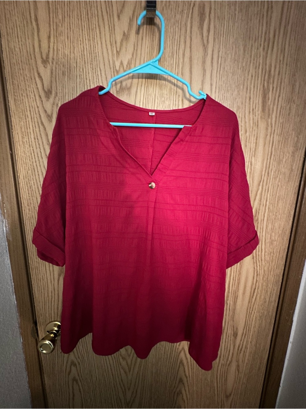 Red Tunic Size 2XL Like New